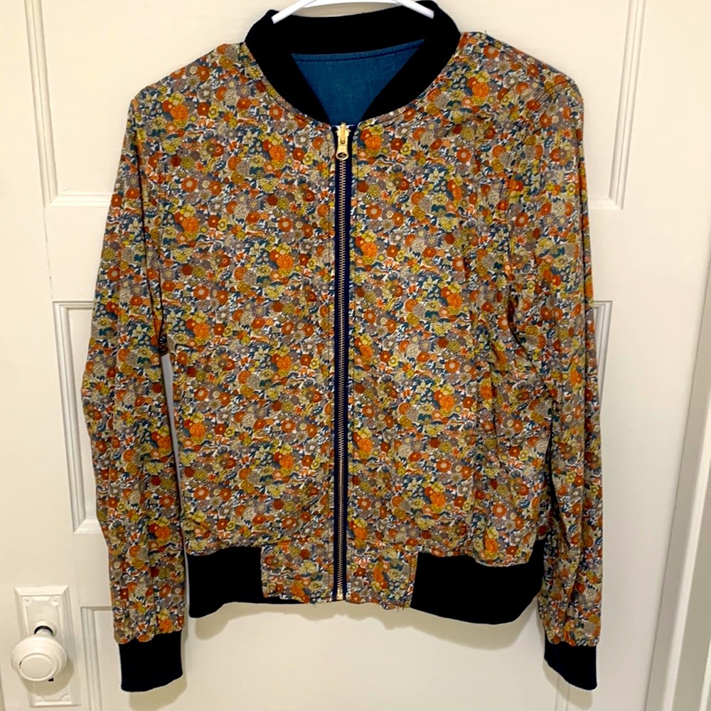 Source Unknown Floral Bomber Jacket - Multicolor - image 2